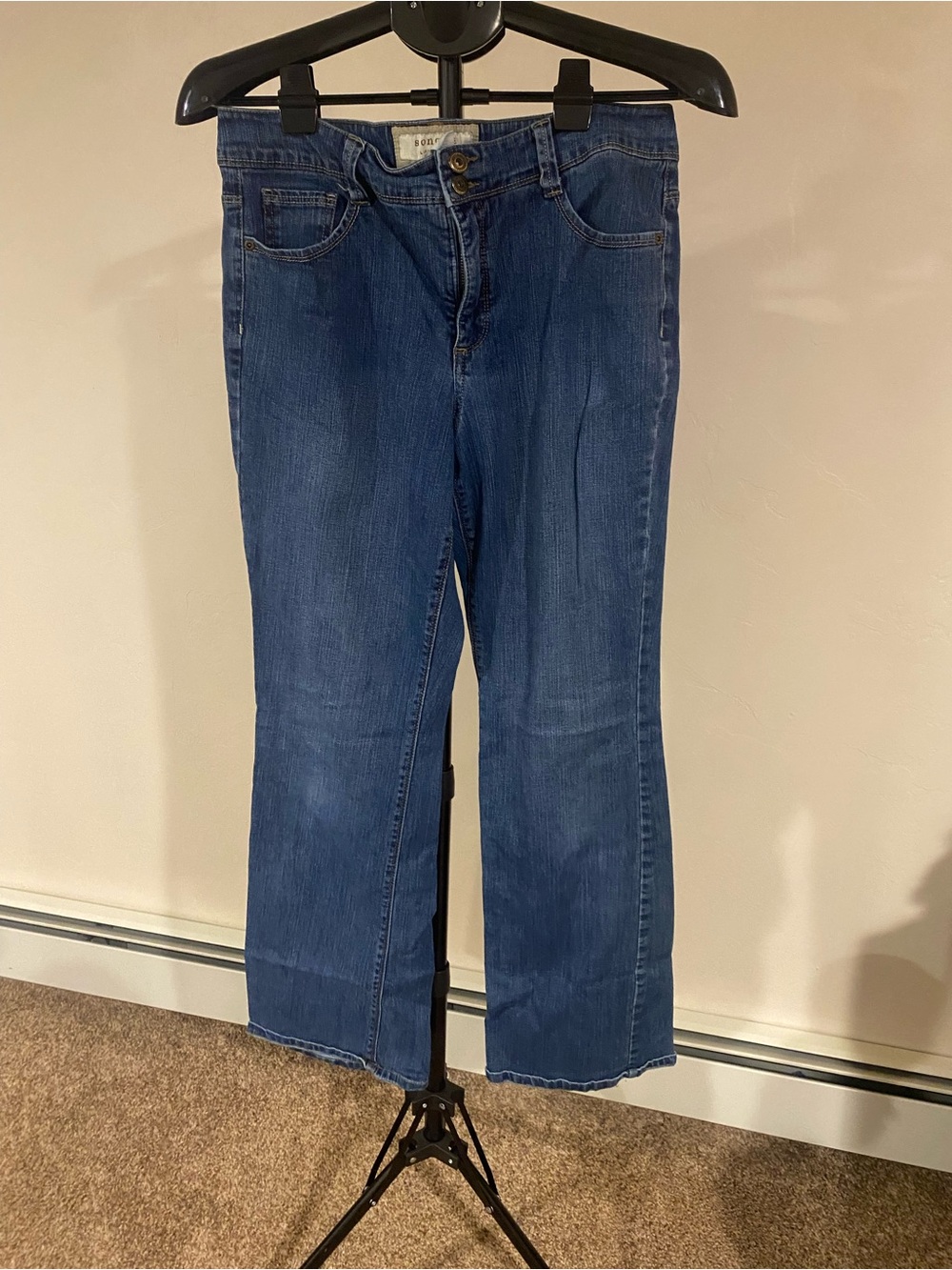 Sonoma Women’s Midwash Boot Cut Jeans — Classic Blue